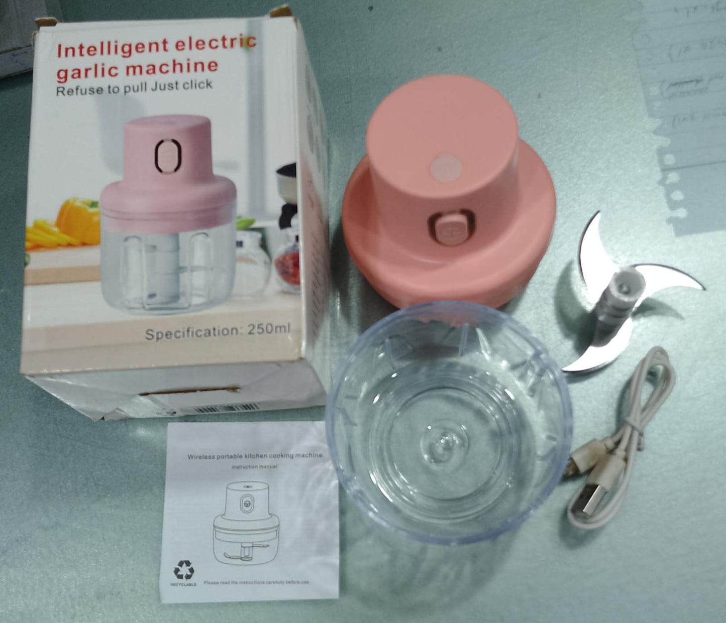 Single Bowl Electric Mini Grinder Food Chopper